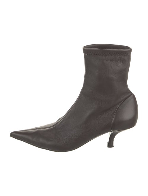 TOTEME Leather Sock Boots