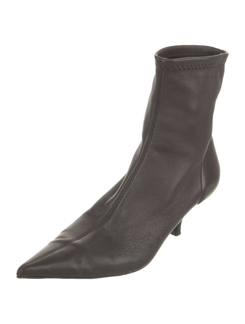 TOTEME Leather Sock Boots