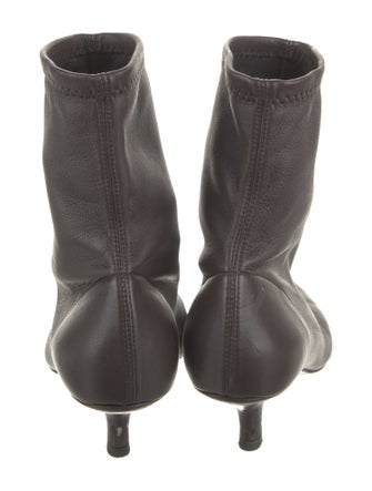 TOTEME Leather Sock Boots