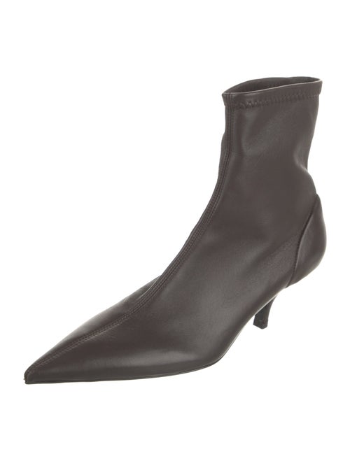 TOTEME Leather Sock Boots