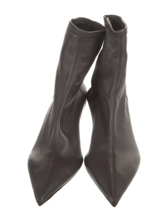 TOTEME Leather Sock Boots