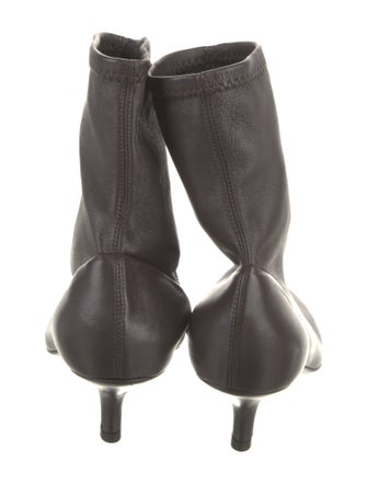 TOTEME Leather Sock Boots
