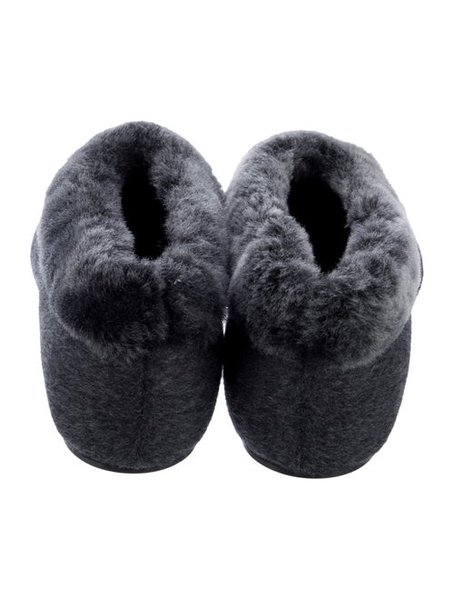TOTEME Fur Fur Trim Flats