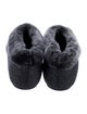 TOTEME Fur Fur Trim Flats