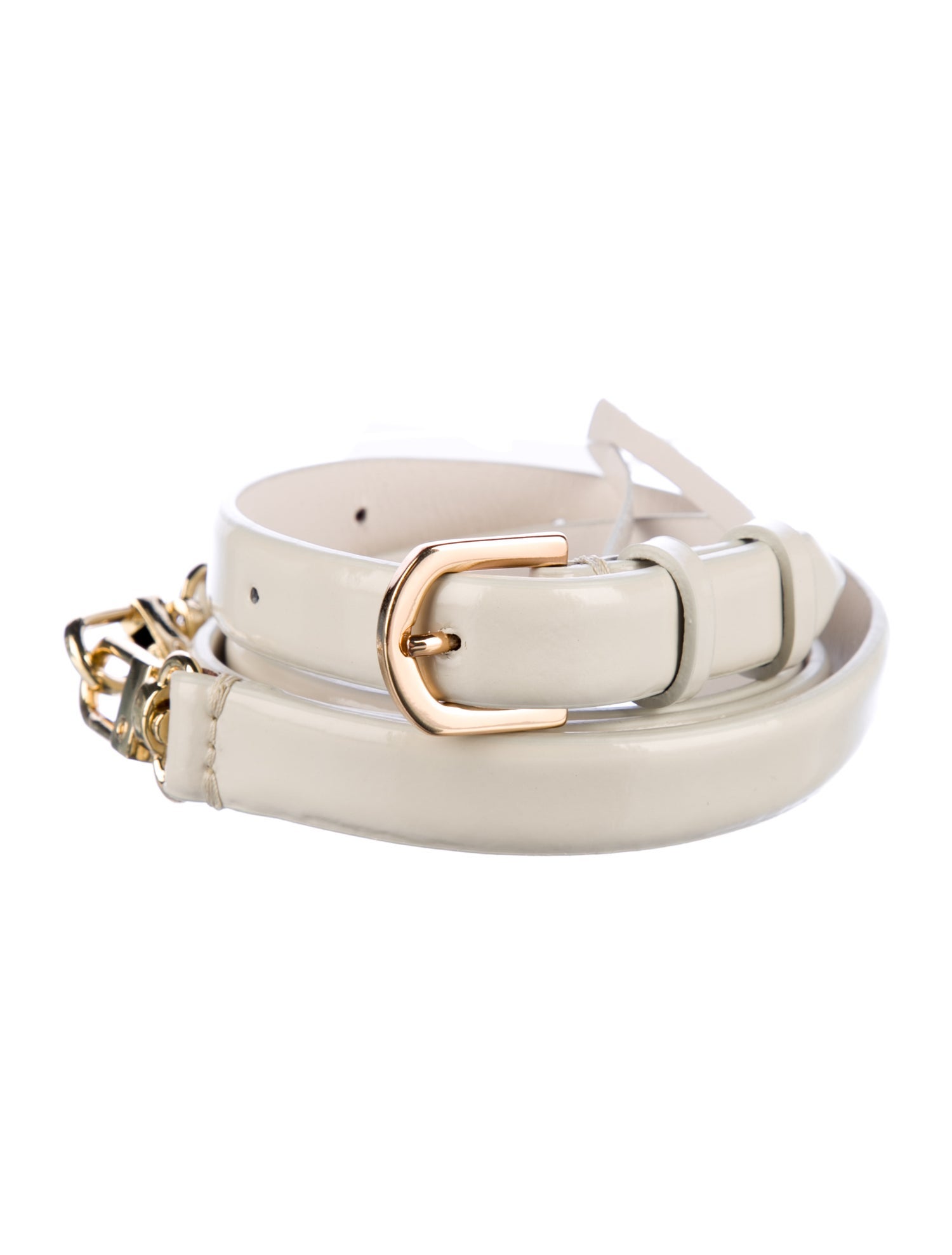 TOTEME Skinny Patent Leather Waist Belt