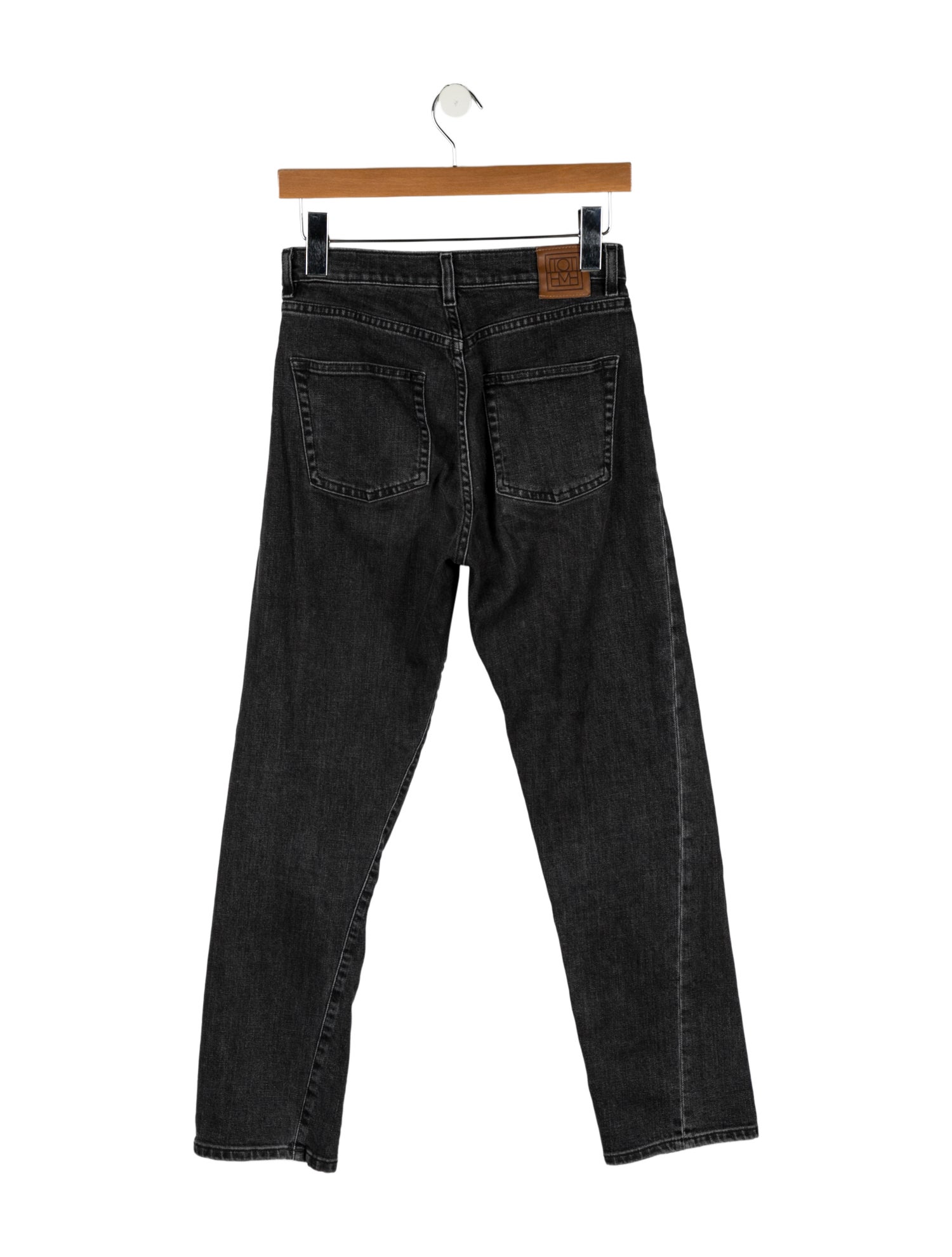 TOTEME Mid-Rise Straight Leg Jeans
