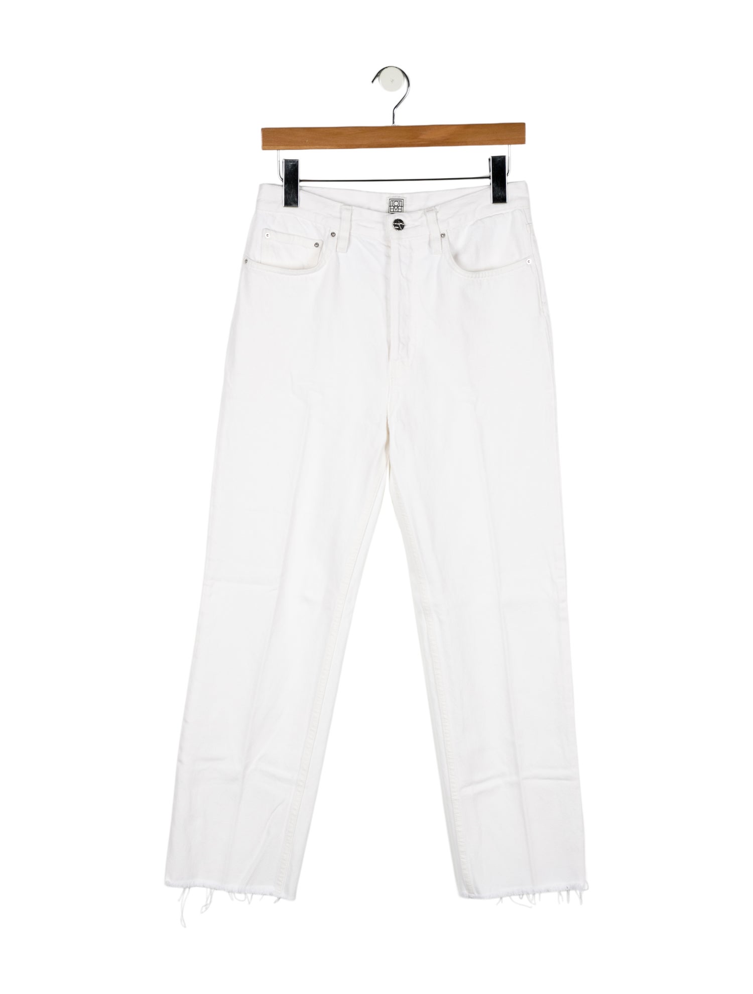 TOTEME High-Rise Straight Leg Jeans