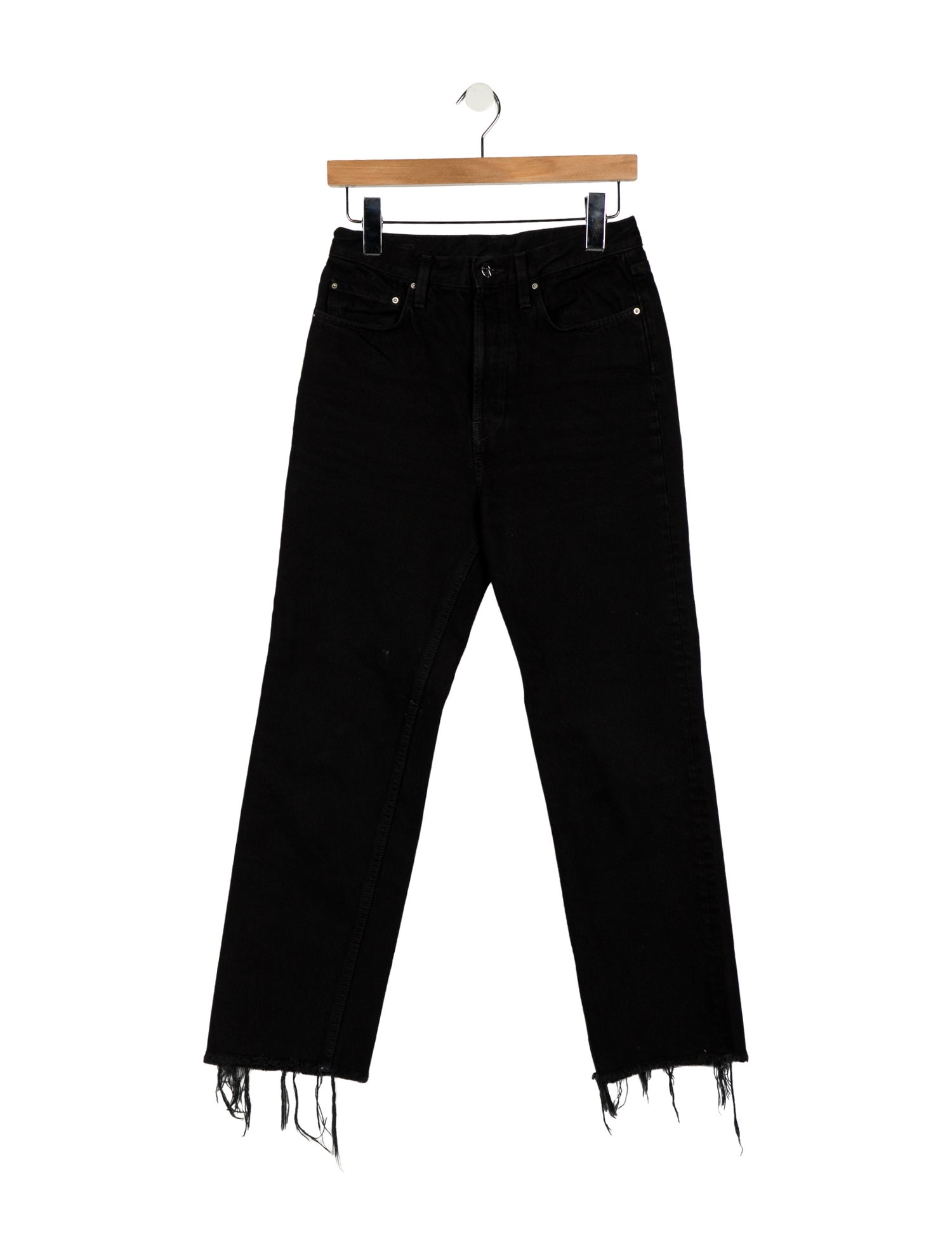 TOTEME High-Rise Straight Leg Jeans