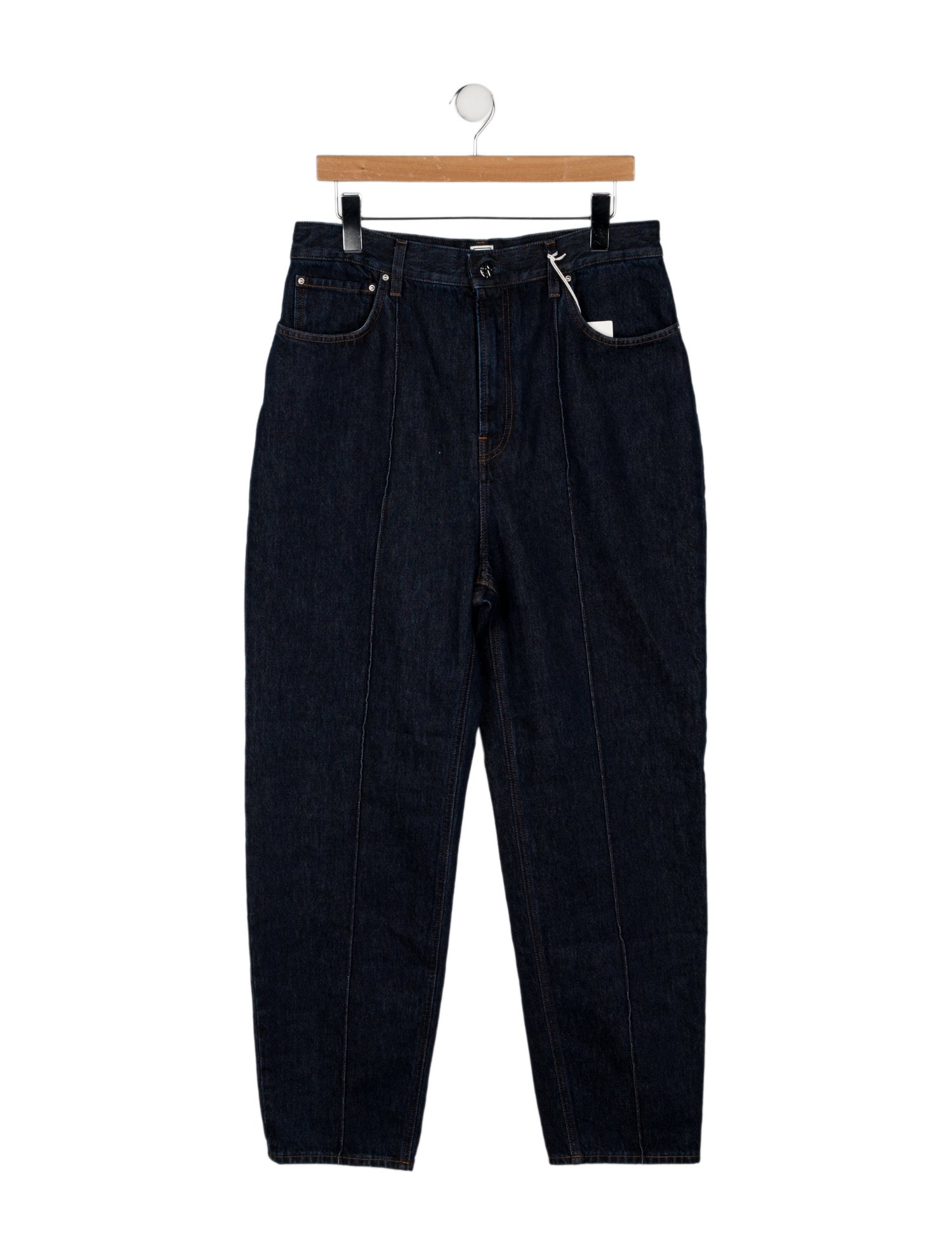 TOTEME High-Rise Straight Leg Jeans