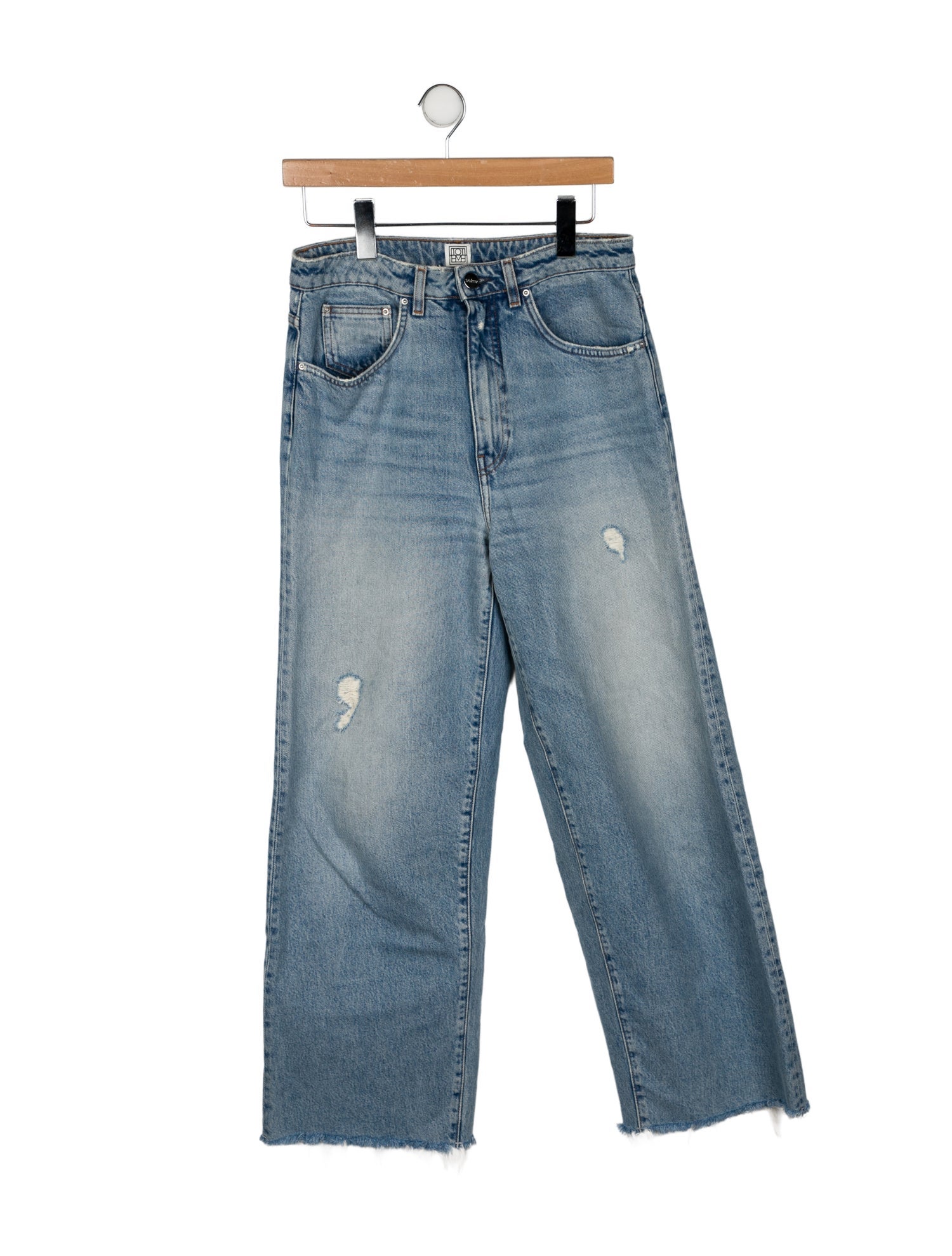 TOTEME High-Rise Wide Leg Jeans