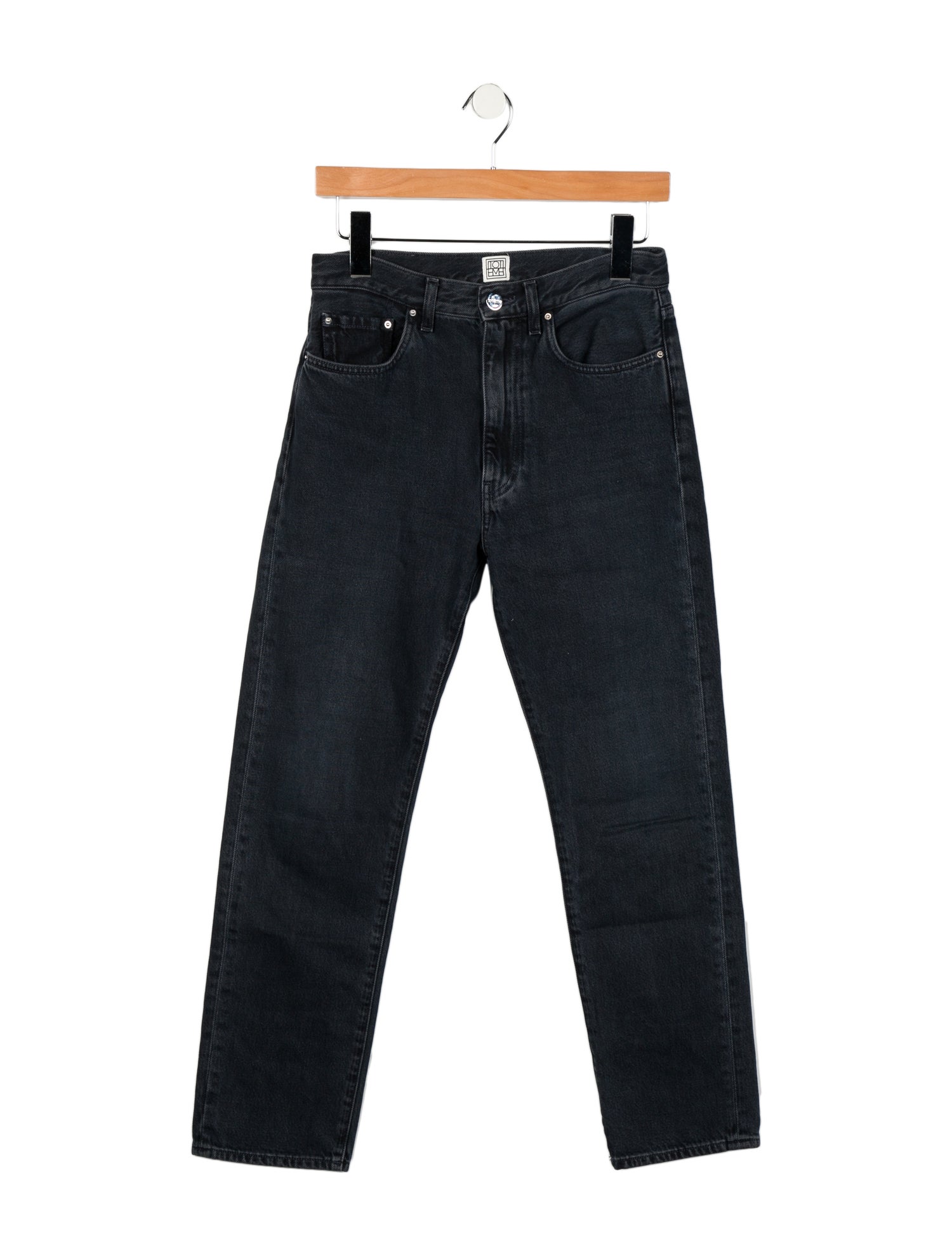 TOTEME Mid-Rise Straight Leg Jeans
