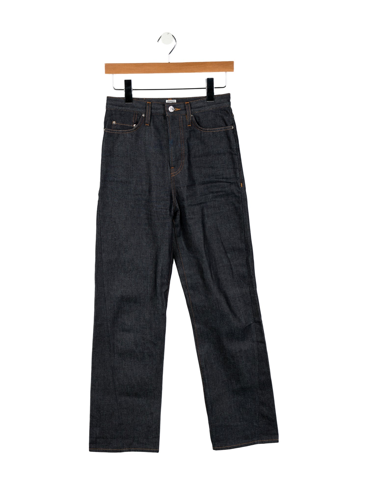TOTEME High-Rise Straight Leg Jeans