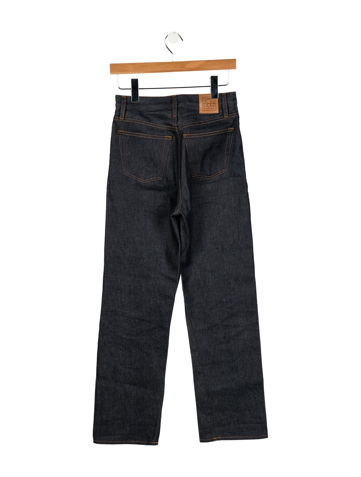 TOTEME High-Rise Straight Leg Jeans