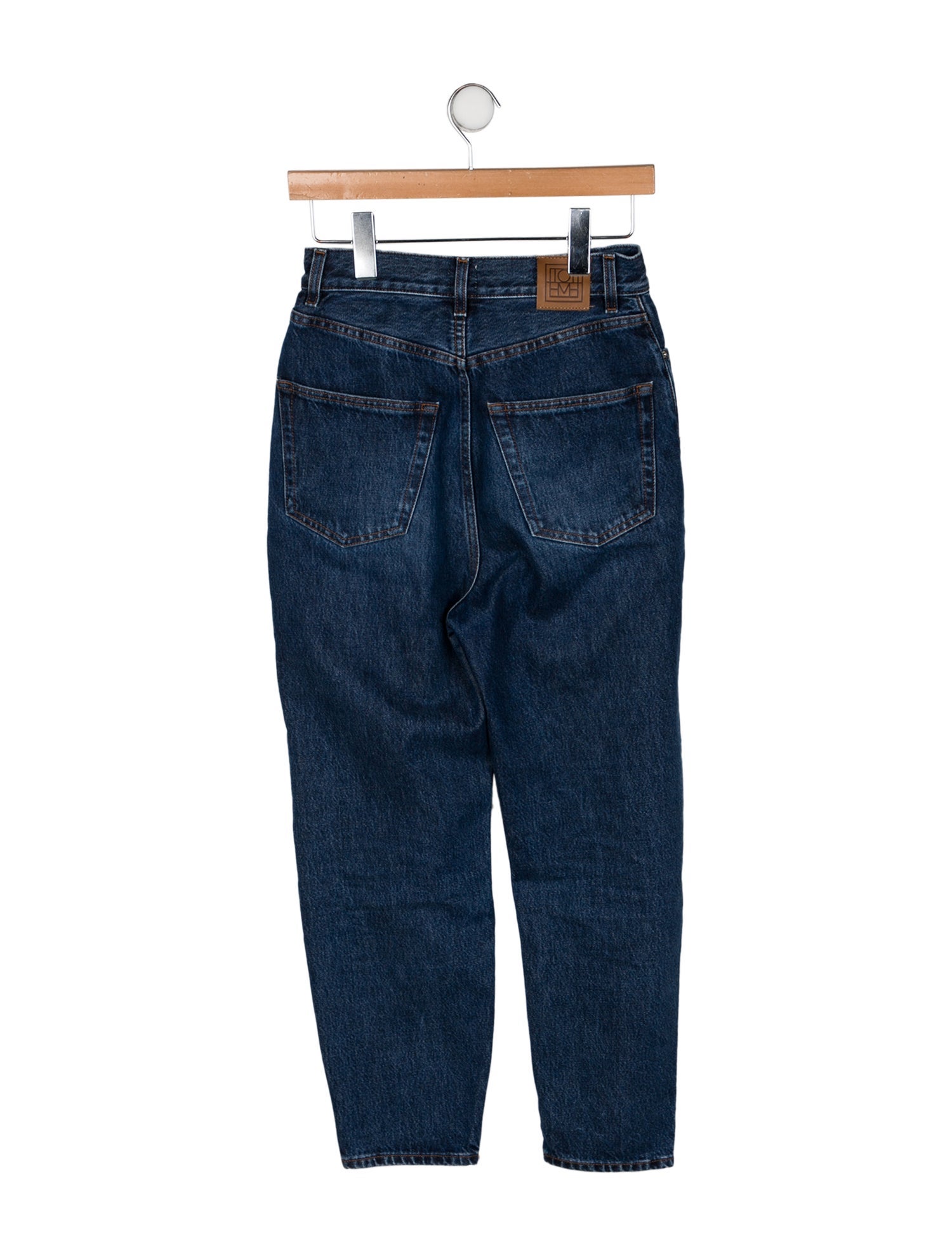 TOTEME High-Rise Straight Leg Jeans