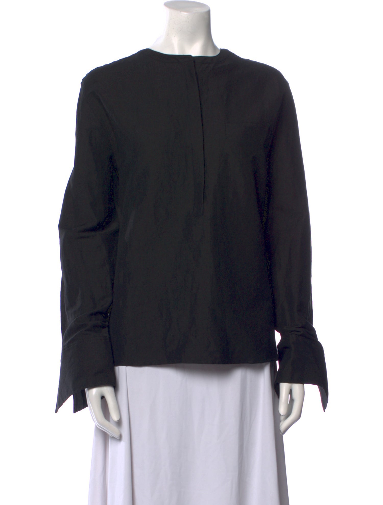 TOTEME Linen Crew Neck Sweatshirt