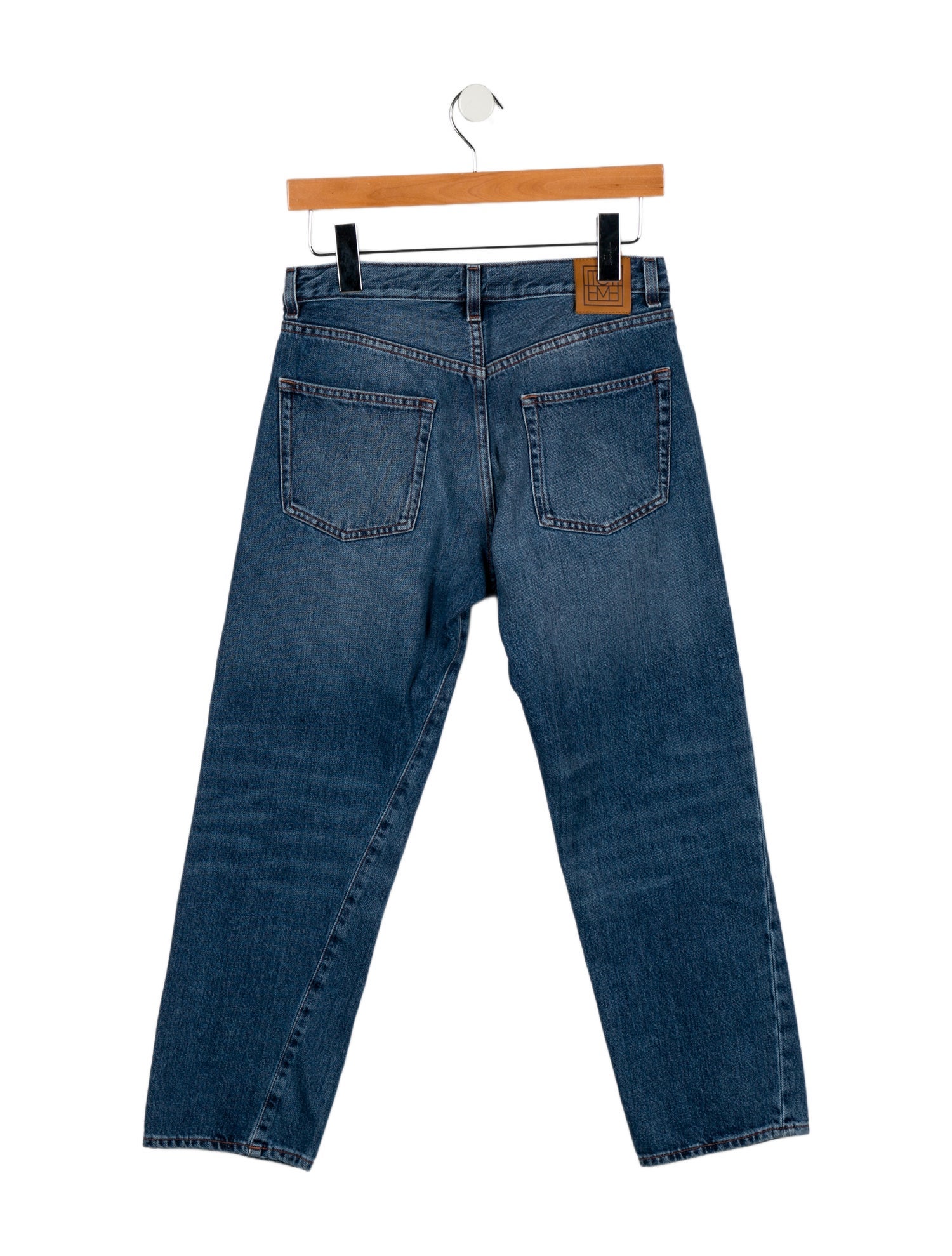 TOTEME Mid-Rise Straight Leg Jeans