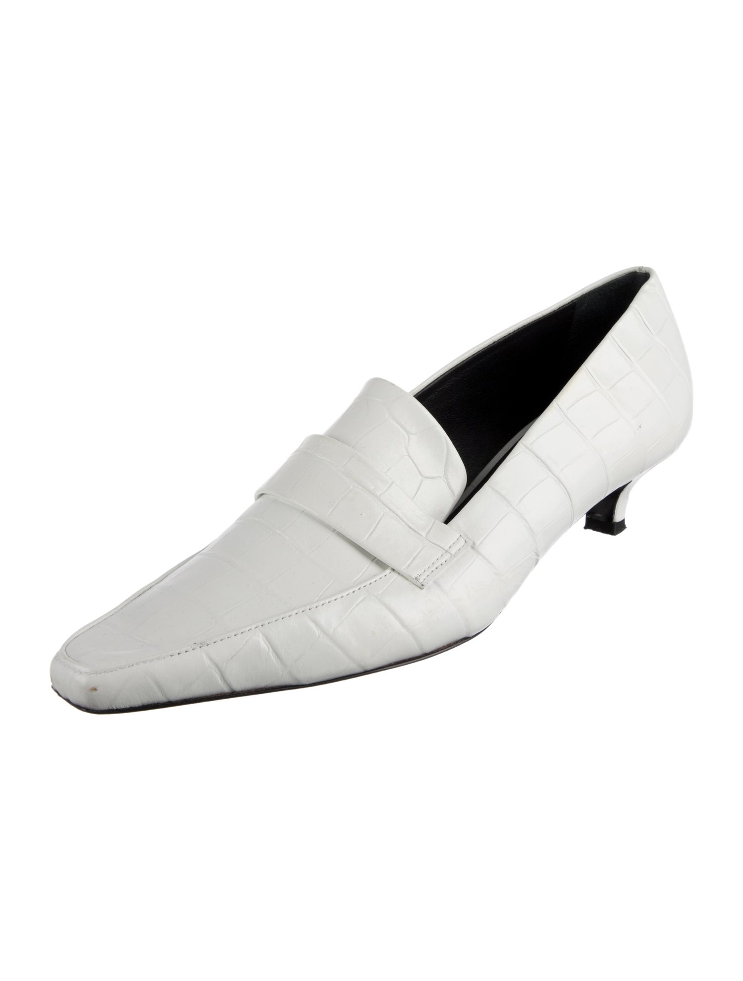 TOTEME Leather Printed Pumps