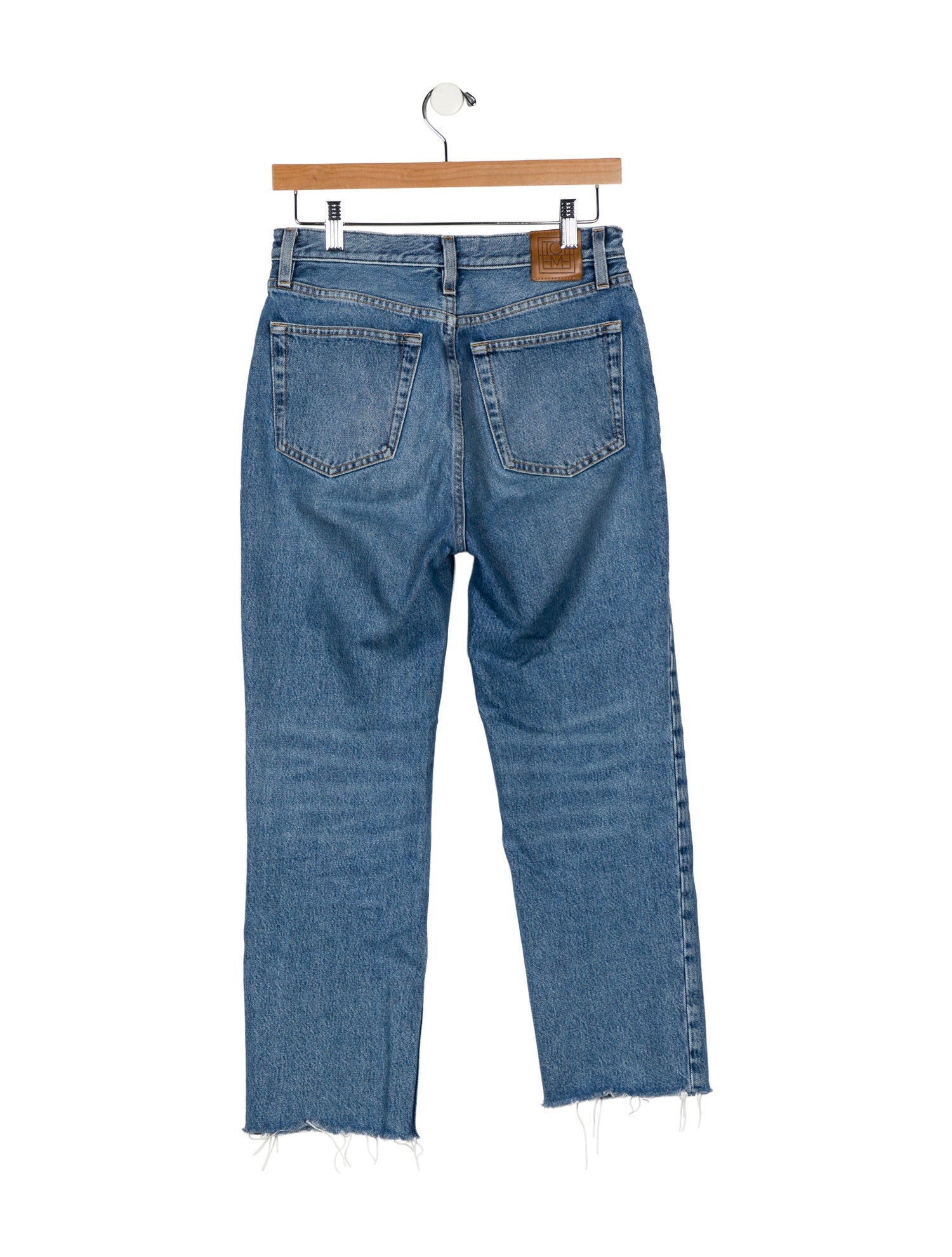 TOTEME Mid-Rise Straight Leg Jeans