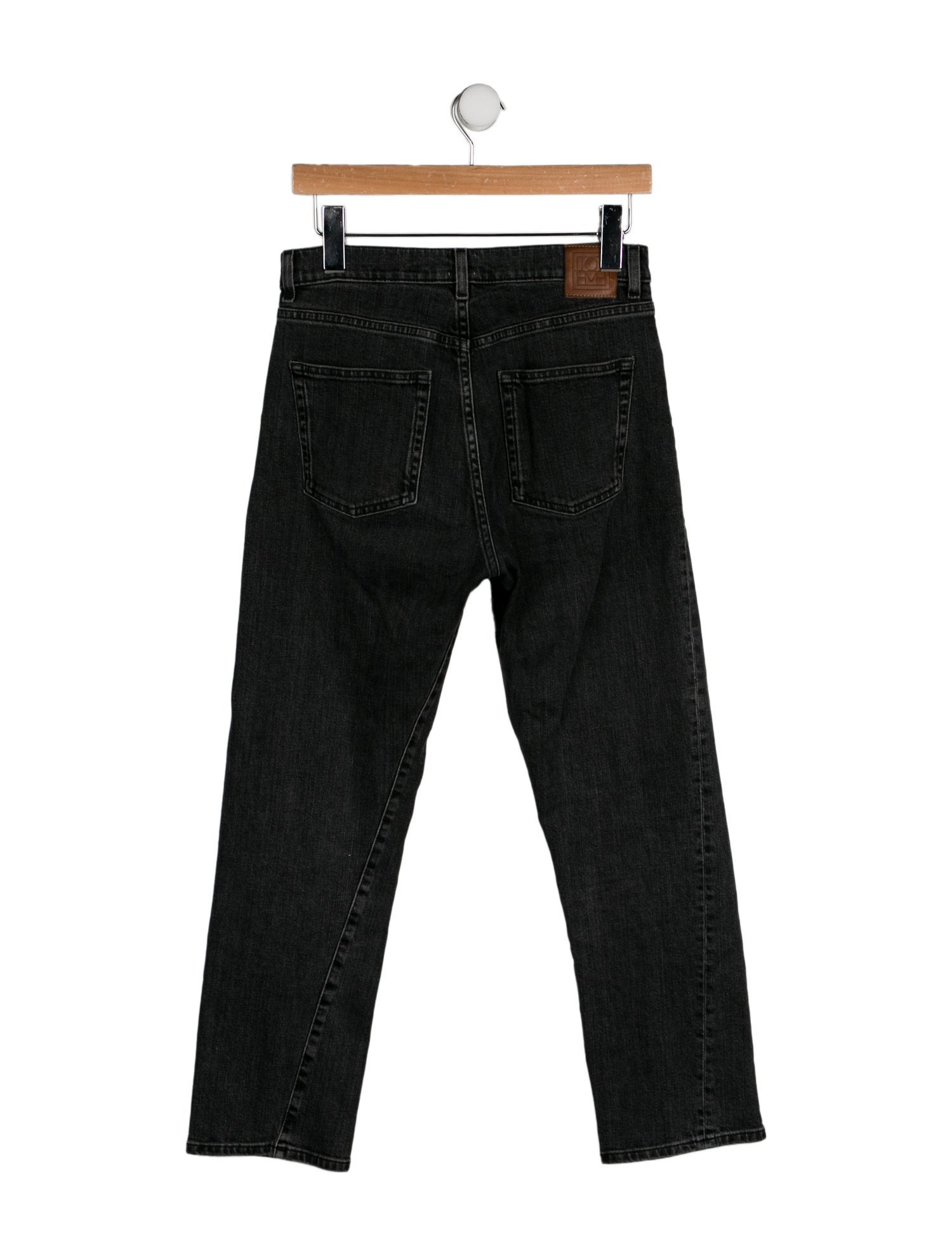 TOTEME High-Rise Straight Leg Jeans