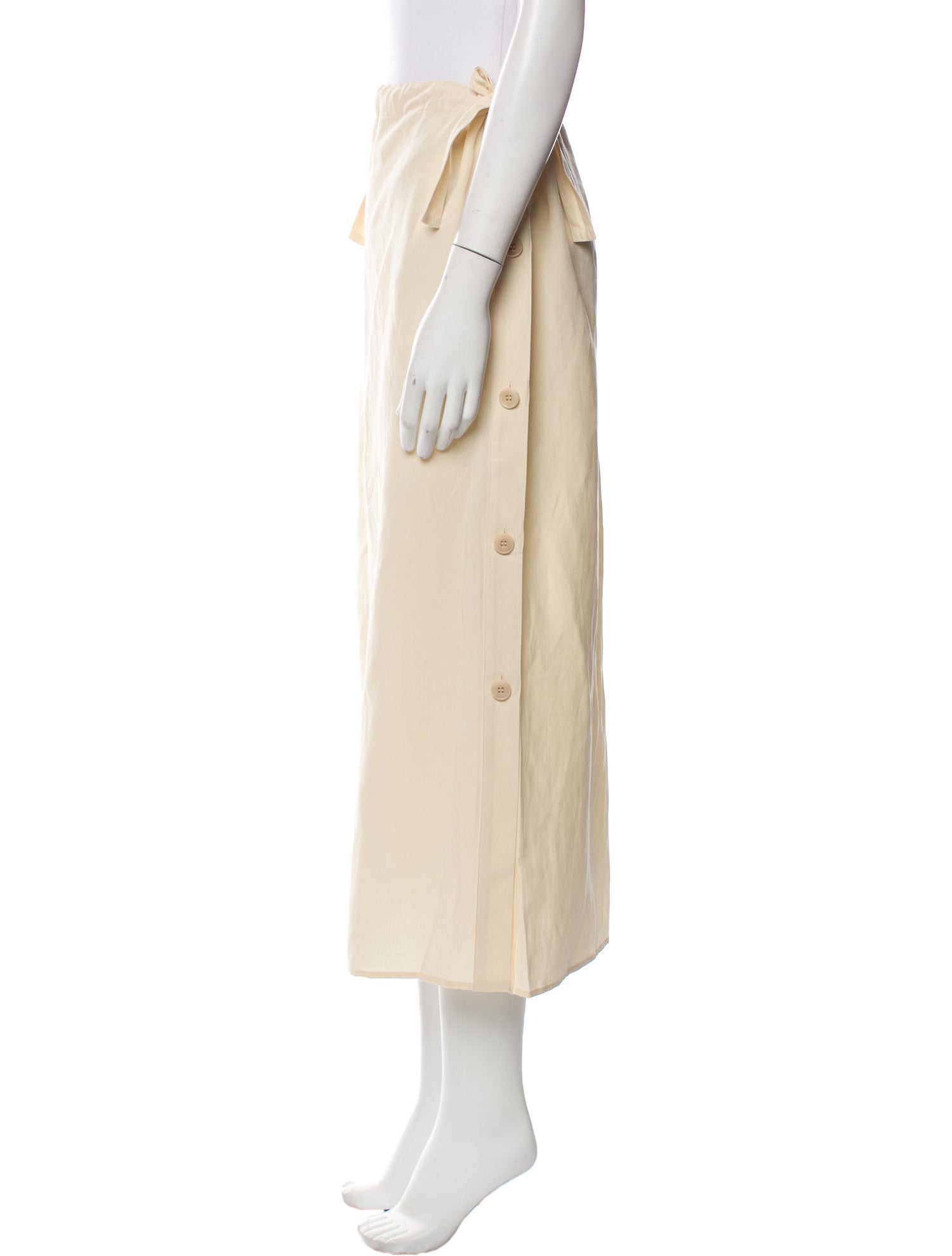 TOTEME Silk Midi Length Skirt