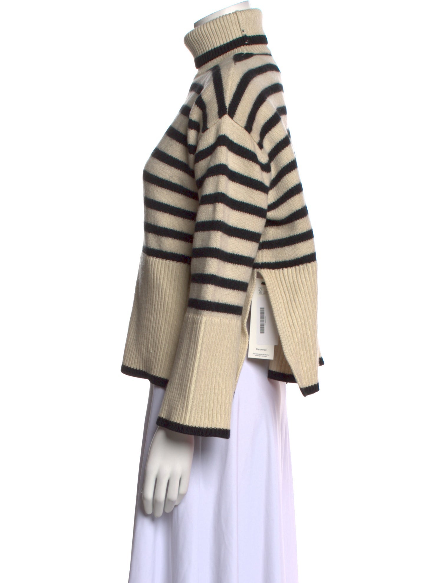 TOTEME Striped Turtleneck Sweater