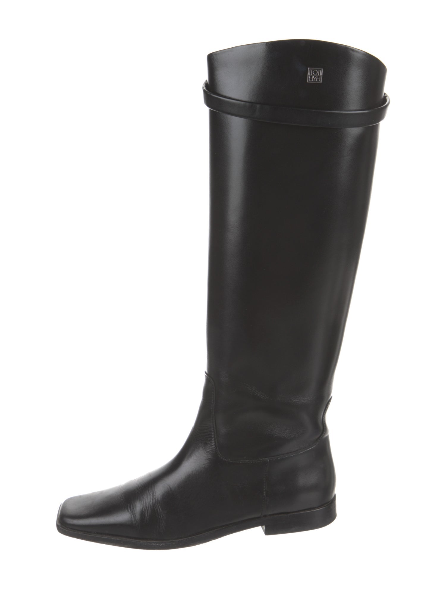 TOTEME Leather Riding Boots