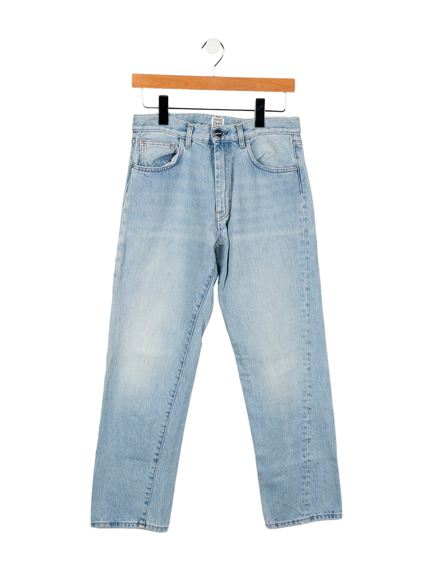 TOTEME High-Rise Straight Leg Jeans