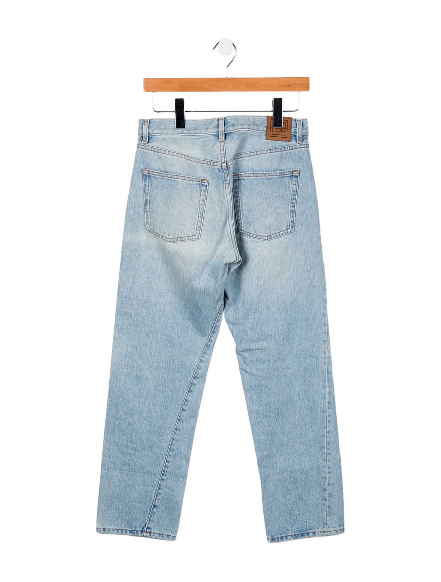 TOTEME High-Rise Straight Leg Jeans