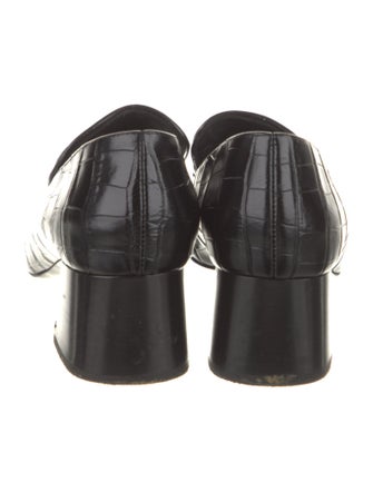 TOTEME Embossed Leather Loafers