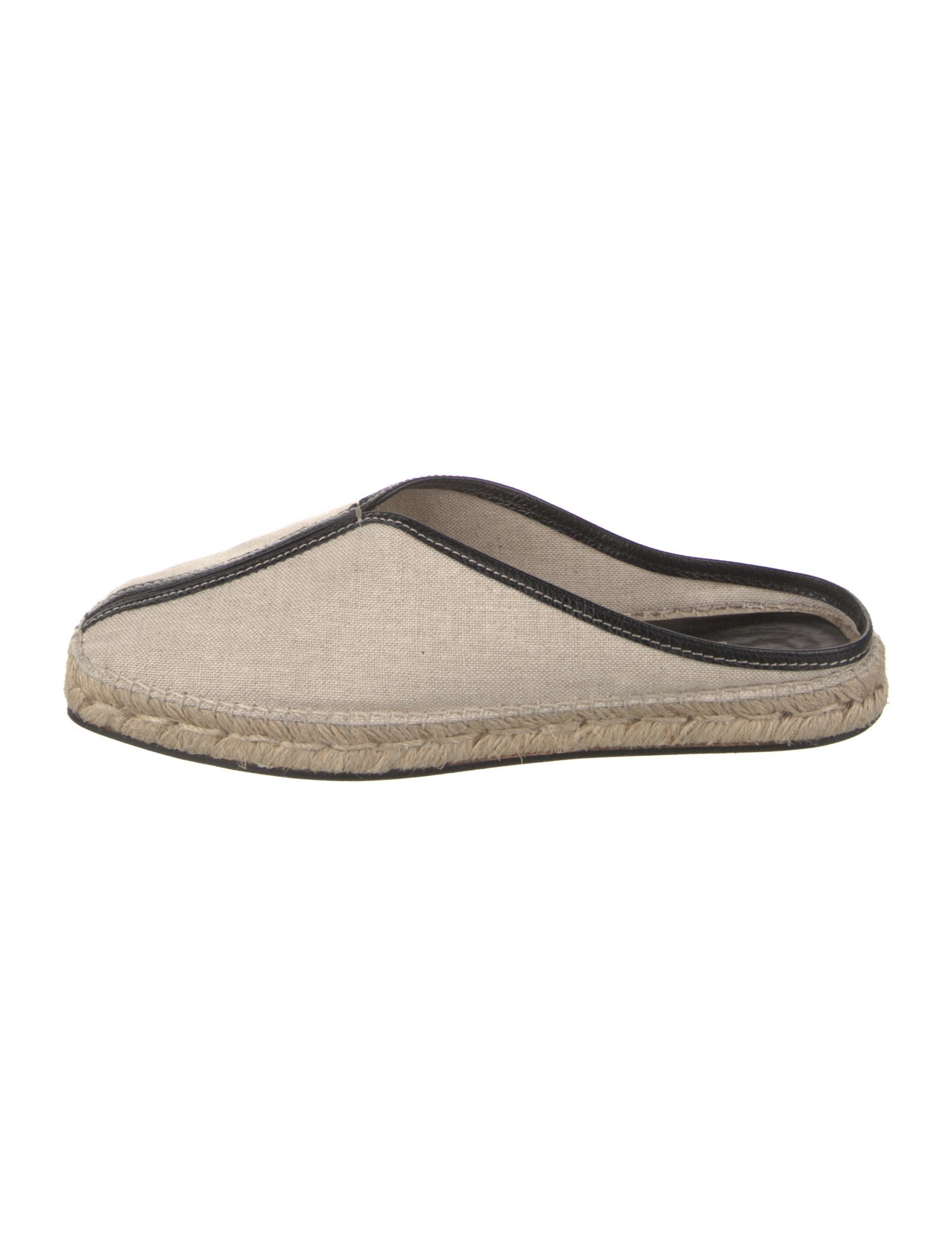 TOTEME Canvas Whipstitch Trim Mules