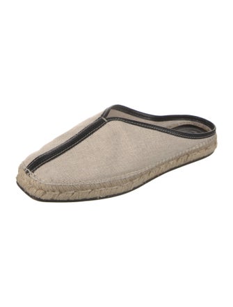 TOTEME Canvas Whipstitch Trim Mules