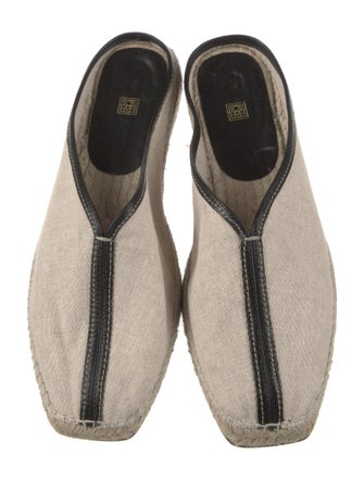 TOTEME Canvas Whipstitch Trim Mules