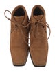 TOTEME Suede Lace-Up Boots
