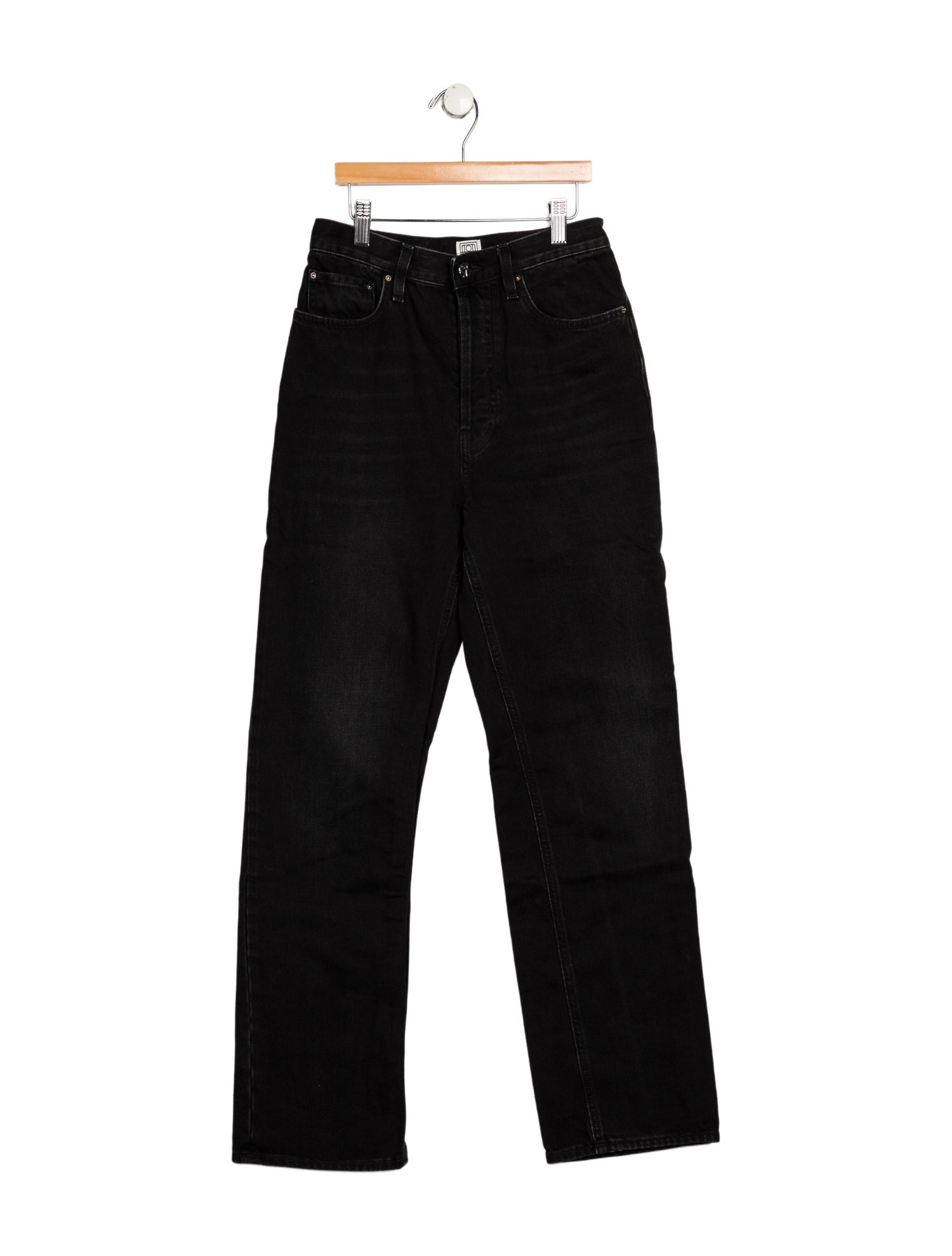 TOTEME High-Rise Straight Leg Jeans