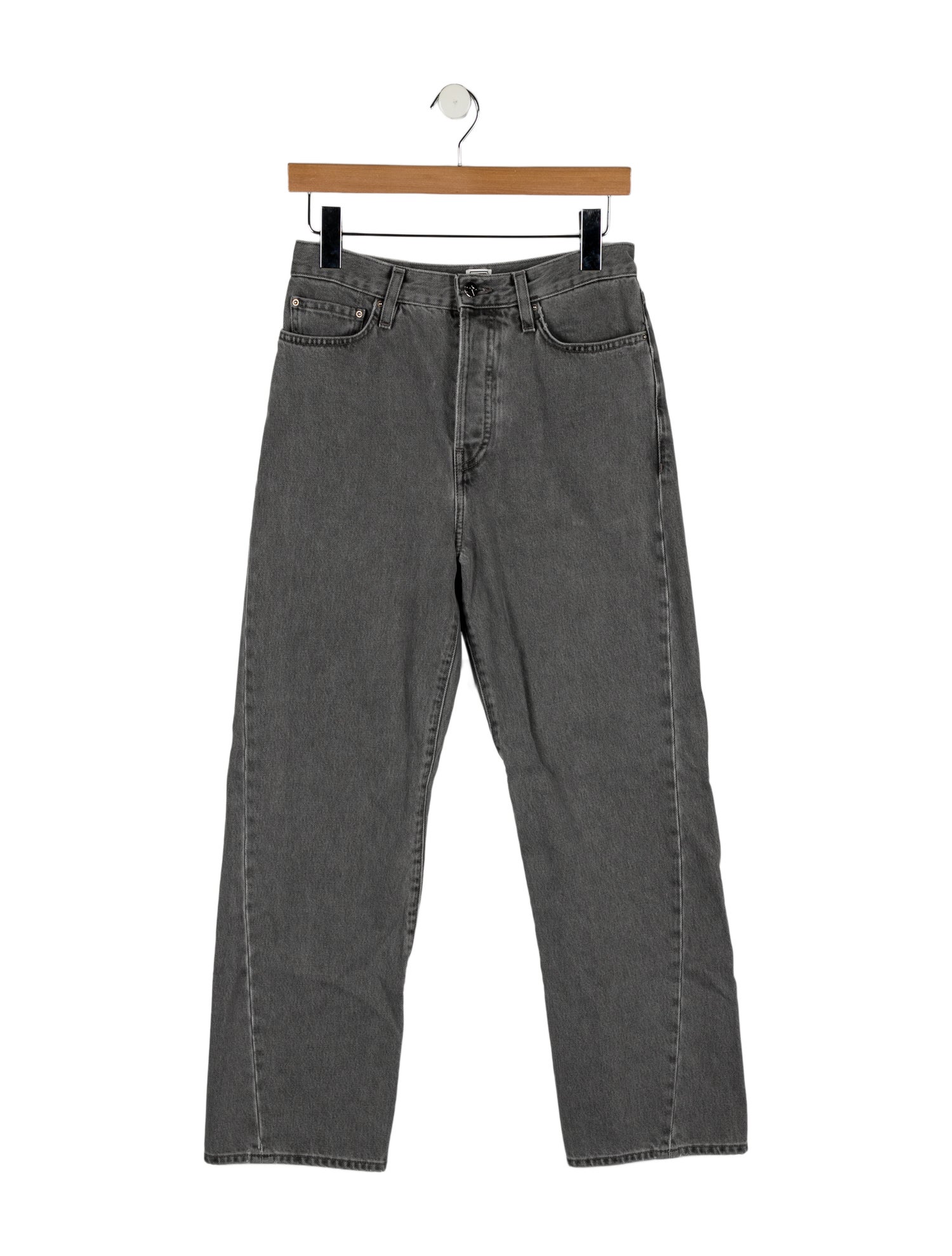 TOTEME High-Rise Straight Leg Jeans