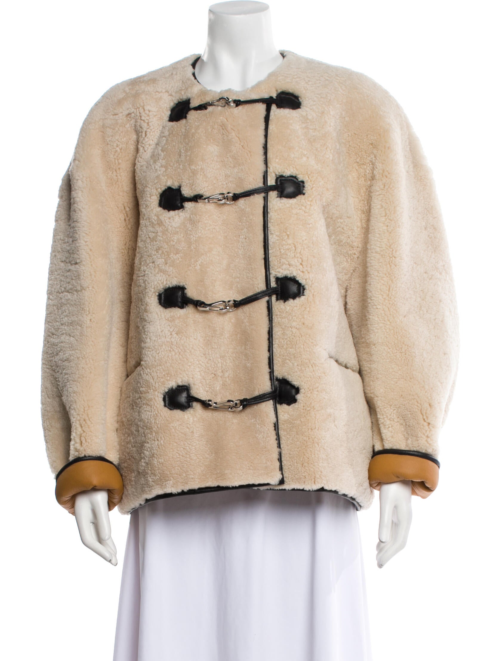 TOTEME Shearling Fur Coat