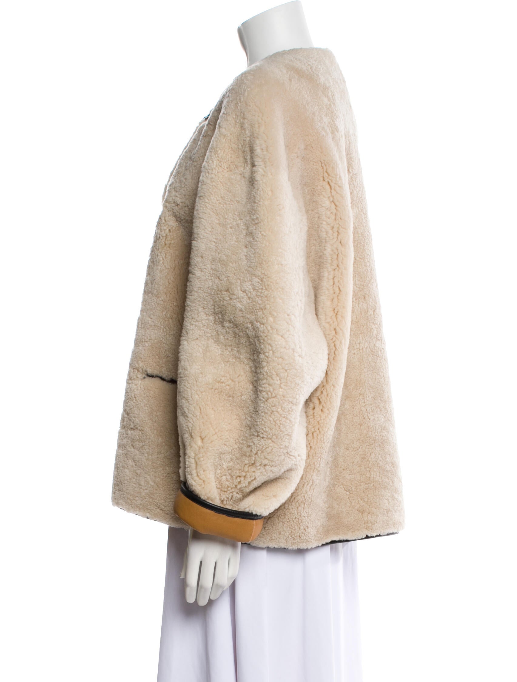 TOTEME Shearling Fur Coat