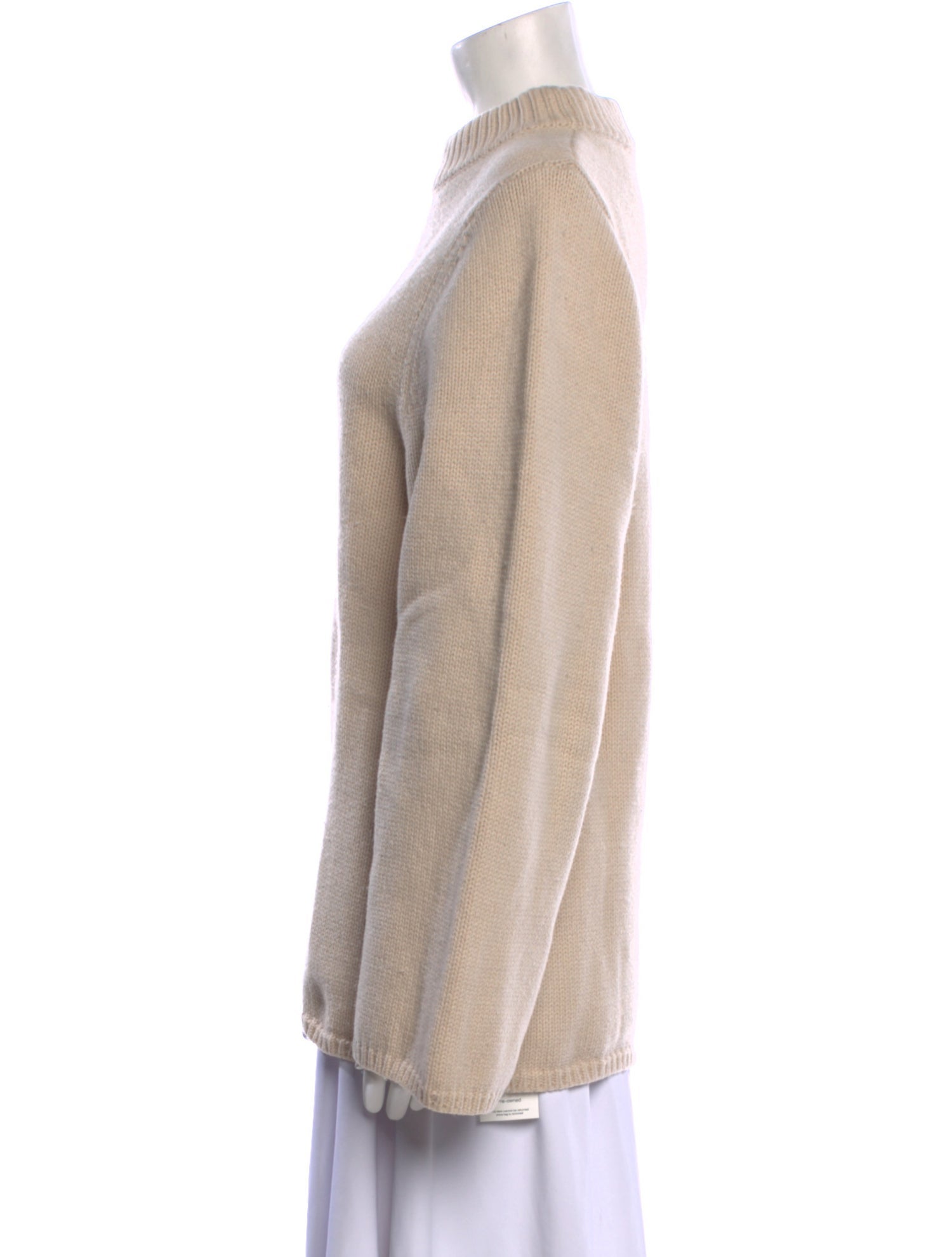 TOTEME Merino Wool Mock Neck Sweater