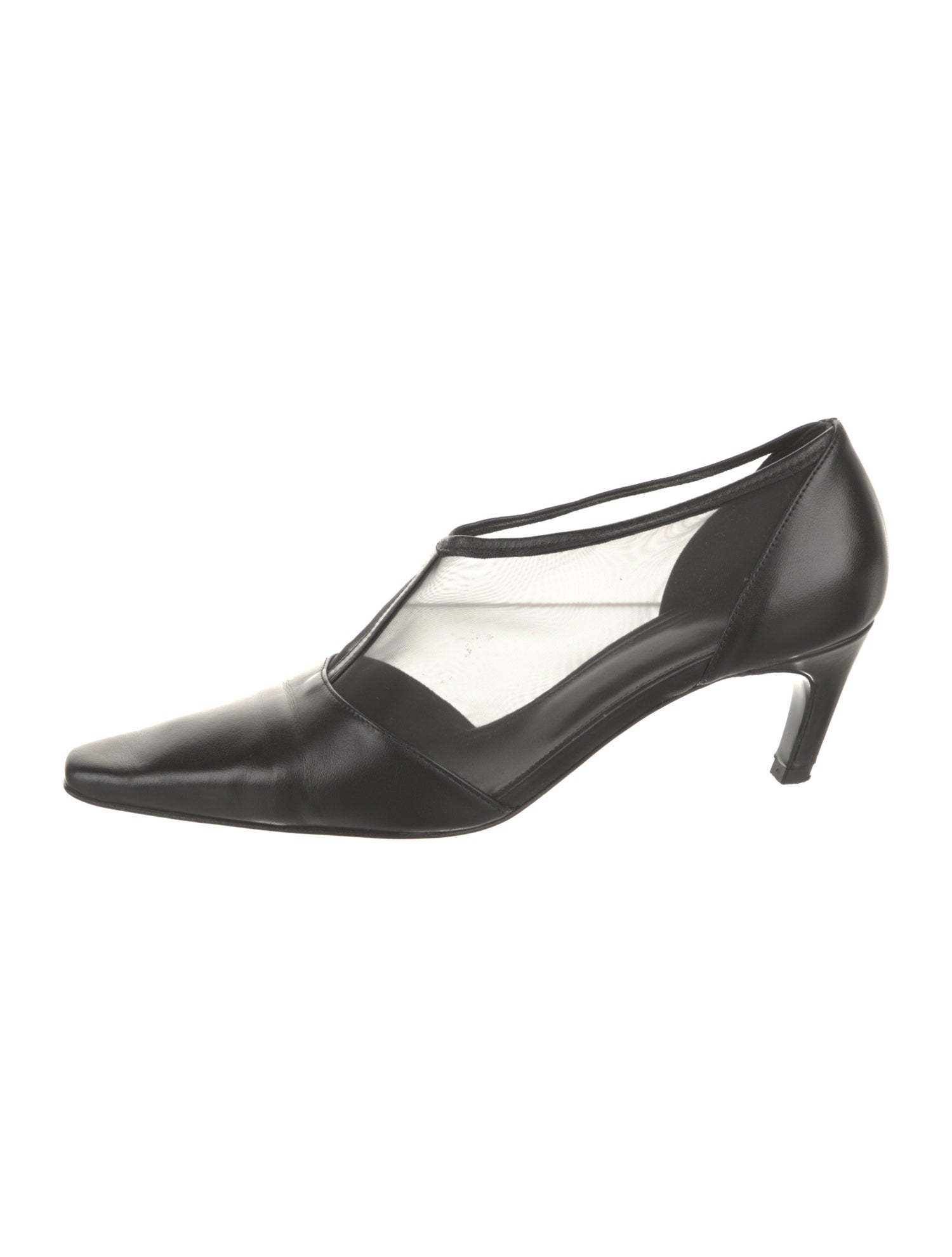TOTEME Leather T-Strap Pumps
