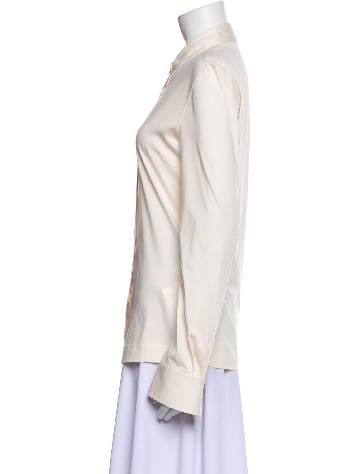 TOTEME Long Sleeve Button-Up Top