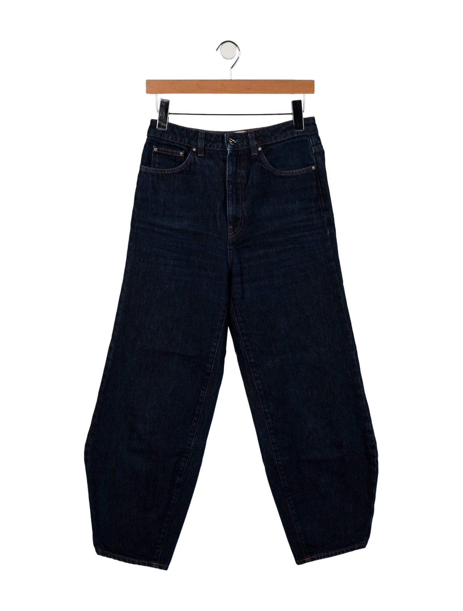 TOTEME High-Rise Straight Leg Jeans