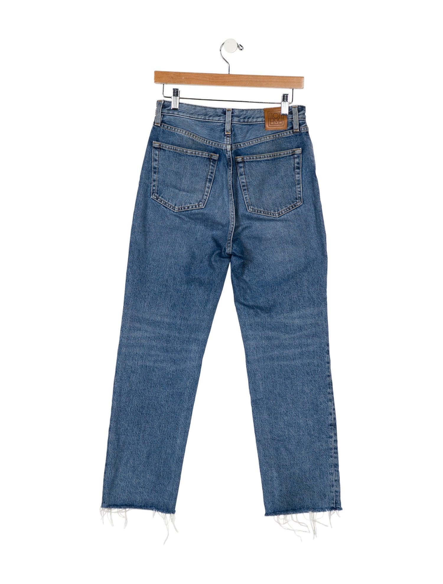 TOTEME High-Rise Straight Leg Jeans