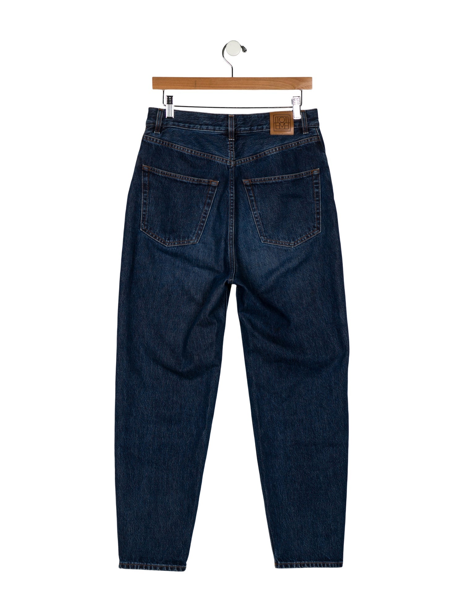 TOTEME High-Rise Straight Leg Jeans