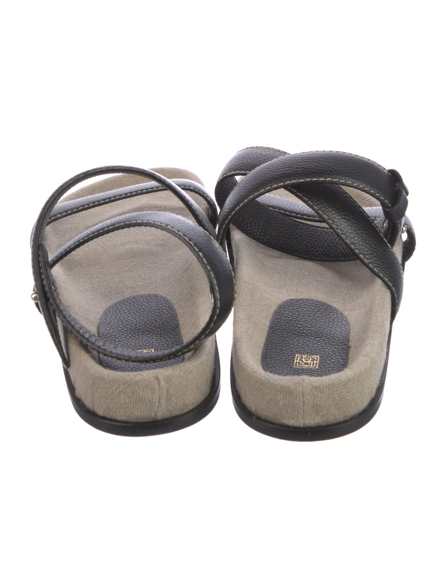 TOTEME Leather Slingback Sandals