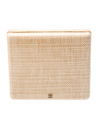 TOTEME Straw Minaudière