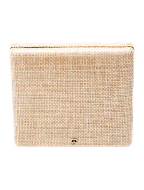 TOTEME Straw Minaudière