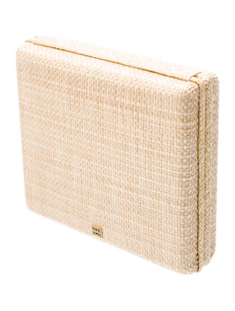 TOTEME Straw Minaudière