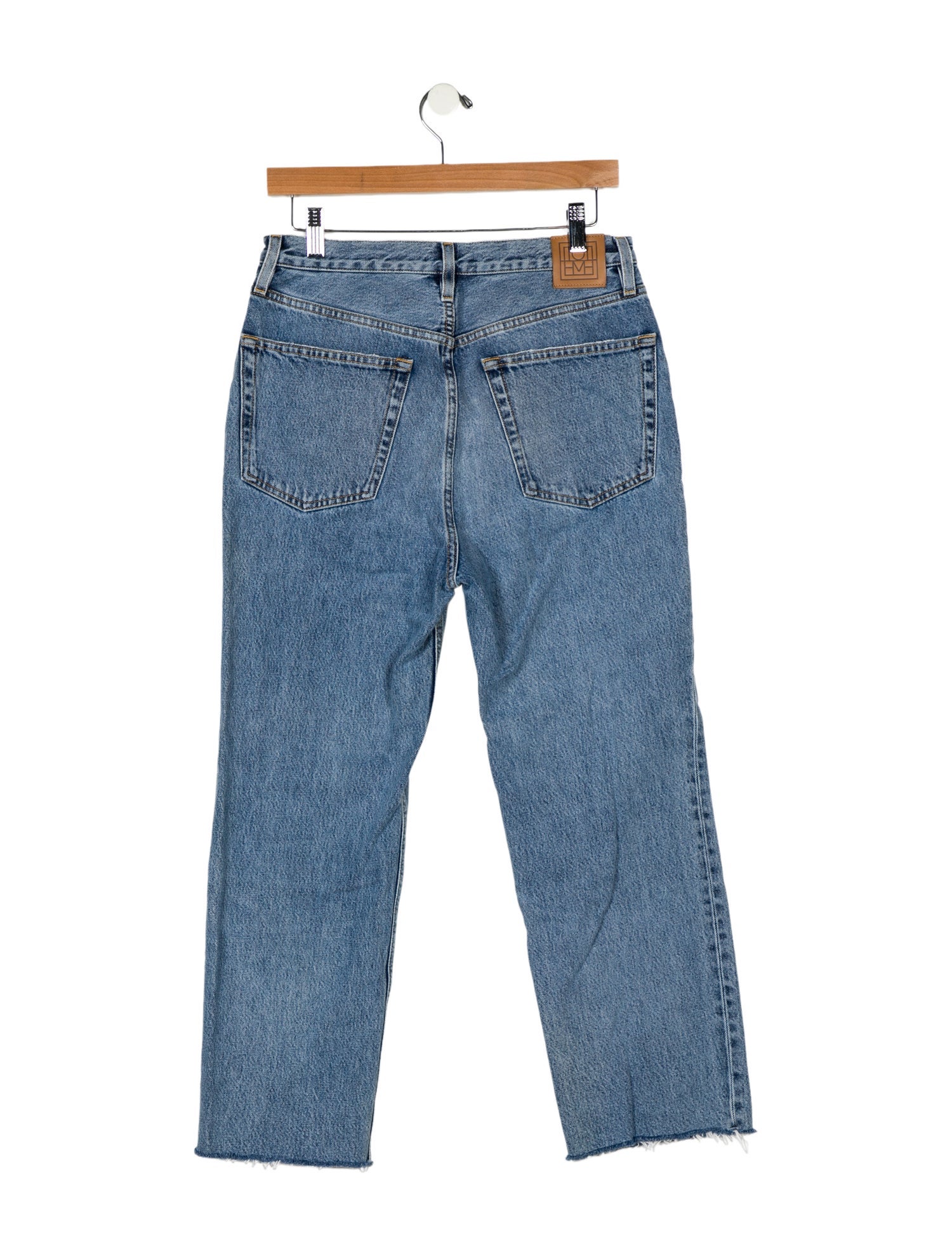 TOTEME High-Rise Straight Leg Jeans