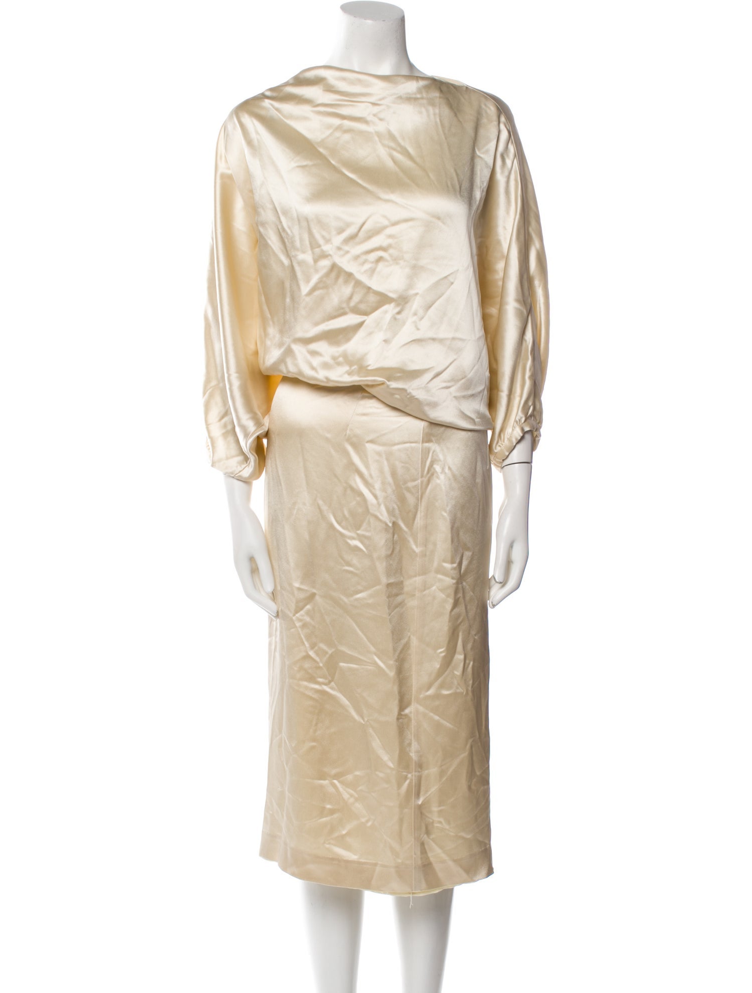 TOTEME Bateau Neckline Long Dress