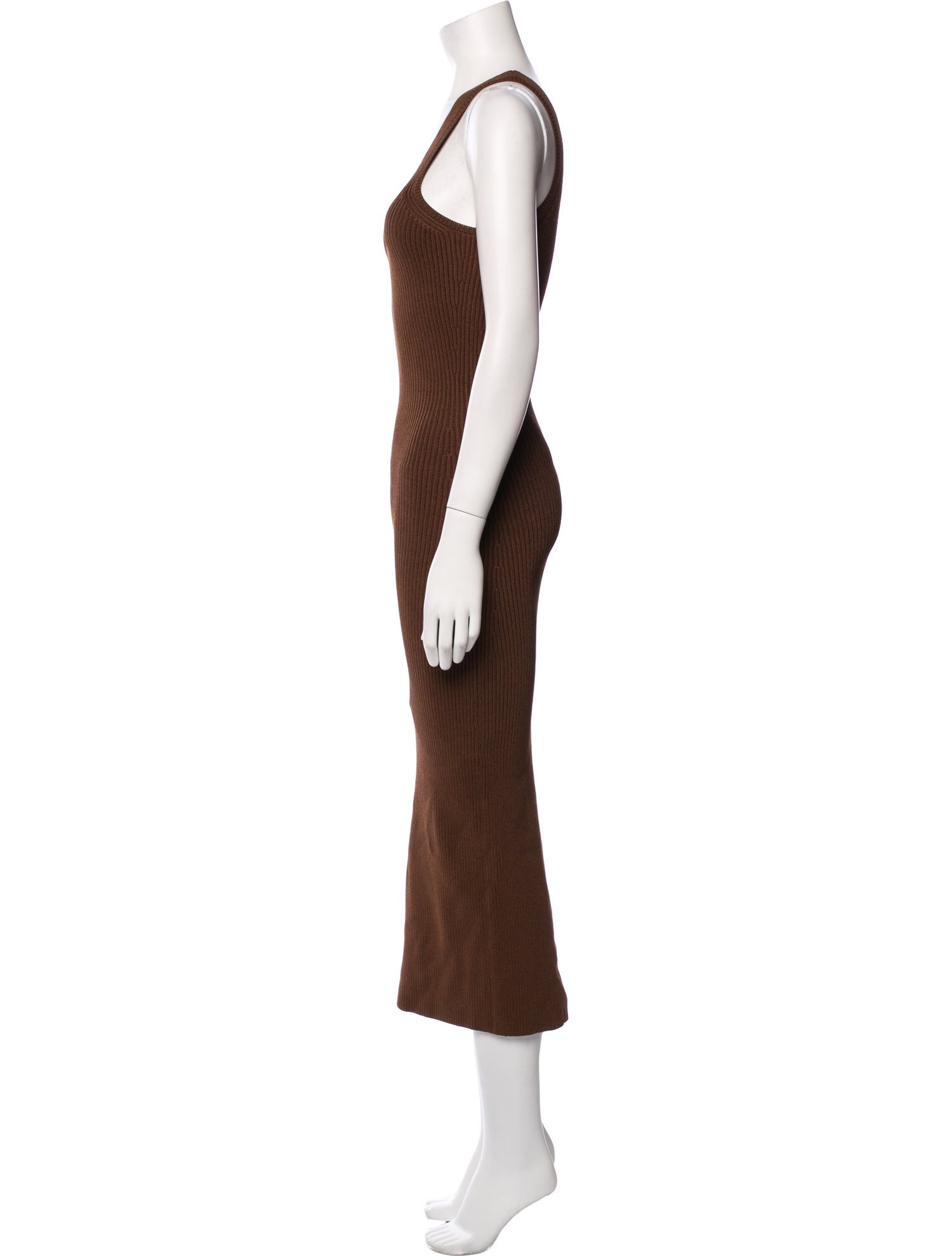 TOTEME Scoop Neck Midi Length Dress